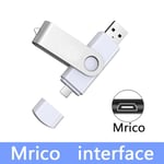 Clé USB 2.0 2 To Clé USB 1 To OTG Clé USB 2 To Clé USB TYPE-C Micro 512B Clé USB 2 To U Disque 2 To Clé USB en métal 2 To - Type Mrico-1 TO #B