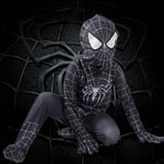 Black Venom Spiderman Superhero Kids Adult Fancy Dress Costume Cosplay Roleplay