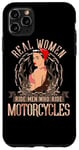 Coque pour iPhone 11 Pro Max Sexy Real Chick Ride Moto Femme Biker Babe Pin Up