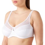 DIM Avec Armatures Generous Coton Bio x1 Soutien-Gorge Femme, Blanc, 90C