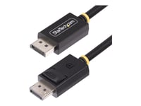 Startech.Com 2M Displayport 2.1 Cable, Vesa-Certified, Dp40 Dp 2.1 Cable - Displayport-Kabel - Displayport (Hane) Spärrad Till Displayport (Hane) Spärrad - Displayport 2.1 - 2 M - 8K60hz Stöd, 4K144hz Stöd, 1440P Stöd 240 Hz, Uhbr10, Hdr-Stöd, Upp T