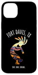 Coque pour iPhone 14 Plus Fort Davis Texas USA Motif Kokopelli dansant