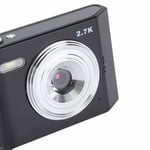 (black)2.7K Digital Camera Auto Focus 48MP 1080P HD Camera Compact Point Shoot