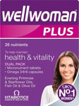 1 x Vitabiotics Wellwoman Plus Health & Vitality Supplements - Pack of 56