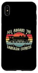 iPhone XS Max Retro Wagon Train Lover Model Train Railroad Conductor Funny Case