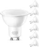 GU10 LED Bulbs Cool White, 7W 600LM Spotlight Light Bulb 60W Equivalent, Energy