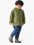 Hatley Kids' Forest Splash Zip Up Hooded Jacket, Loden Green