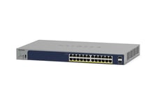 NETGEAR Smart GS728TPP - switch - 24 portar - smart - rackmonterbar