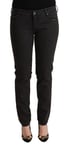 Ermanno Scervino Jean Coton Noir Taille Basse Jeans Skinny Pantalon S.W32