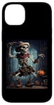 iPhone 14 Plus Troll Scarecrow in a Haunted House Halloween Case