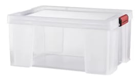 Boîte de rangement en plastique Clip&Store 27 L