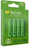 GP ReCyko Rechargeable 2100mAh AA - 4-pack