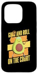 iPhone 15 Pro Funny Tennis Player Avocado Guac And Roll On The Court Case