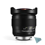 TTArtisan Objectif F2.8 F2.8 Objectif manuel ultralarge Fisheye pour monture Sony E pour Nikon Z pour Canon EOSR pour Leica L Mount (monture 11 mm