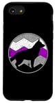 Coque pour iPhone SE (2020) / 7 / 8 Drapeau asexué LGBT vintage LGBTQ Ace Asexuality Gay Pride