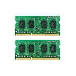 Synology - DDR3L - kit - 16 GB: 2 x 8 GB - SO-DIMM 204-pin - 1600 MHz / PC3L-12800-1.35 V - unbuffered - non-ECC - for Disk Station DS1517+, DS1817+