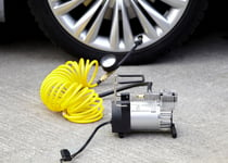 Ring RAC900 Heavy Duty Tyre Inflator, Air Compressor with 7m extendable airline