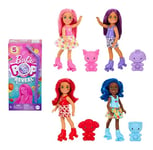 Barbie Pop Reveal Chelsea Small Doll, Fruit Series with 5 Surprises Including Pop-It Pet & Accessories, Features Scent & Color Change (Styles May Vary), HRK58