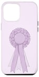 Coque pour iPhone 14 Plus Ruban rose violet coquette rosette mauve