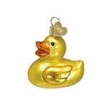 Old World Christmas Rubber Ducky Baby Collection Glass Blown Ornaments for Christmas Tree