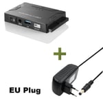 Usb 3.0 To Sata Ide Converter Hard Drive Adapter Data Transfer Eu Plug