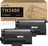 TN3480 Toner compatible avec Brother TN3480 TN-3480 TN 3480 pour Brother HL-L5100DN Toner MFC-L5750DW MFC-L5700DW DCP-L5500DN HL-L5200DW HL-L6400DW MFC L5750DW HL L5100DN 5000D. TN3430 noir