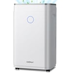 COSTWAY 20L/25L Per Day Dehumidifier with 6.5L Water Tank, LED Control Panel, Continuous Drainage, Laundry Drying, Sleep Mode, 24H Timer, Child Lock & Overflow Protection (20L/Day)