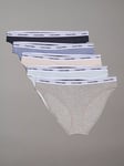 Calvin Klein Modern Logo Cotton Bikini Briefs, Pack of 5