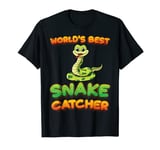 Worlds Best Snake Catcher Snake Hunter Pit Viper Snake Lover T-Shirt