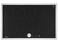 Neff, T58STF1L0 Plaque à induction autonome avec commande Twist Pad N90 Largeur 80 cm Noir avec cadre