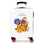 Disney El Roi Leon Valise de cabine Multicolore 38 x 55 x 20 cm Rigide ABS Fermeture à combinaison latérale 34 l 2 kg 4 roues doubles