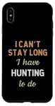 Coque pour iPhone XS Max Hunter Hunting Fishing Deer Game Hobby Job Pour homme et femme