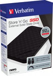 Verbatim Store 'n' Go SSD External Drive - 512gb