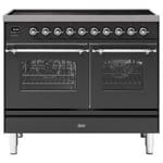 Ilve PDI106NE3MG 100cm Milano Induction Range Cooker In Matt Graphite