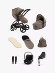 egg3 Pushchair, Carrycot & Accessories with Cybex Cloud T Car Seat and Base T Luxury Bundle