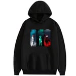 ZOSUO Hommes Et Femmes My Hero Academia Todoroki Shoto Hoodies Motif d'impression 3D Pull Unisexe Manche Longue Sweat-Shirt avec Poche Sweats À Capuche,Large