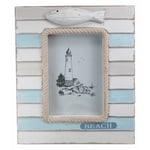 Wooden Slatted Fish Photo Frame