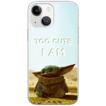 ERT GROUP Coque de téléphone Portable pour Iphone 13 Mini Original et sous Licence Officielle Star Wars Motif Baby Yoda 004 Parfaitement adapté à la Forme du téléphone Portable, Coque en TPU