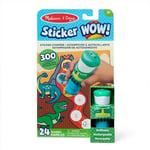 Sticker Wow! Dinosaurie klistermärkesstämpel och aktivitetsbok Melissa & Doug