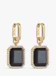 Astley Clarke Ottima Onyx & White Sapphire Drop Earrings, Gold/Black