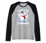 Frosty the Snowman I Don't Do Summer Raglan Baseball Tee