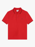 HUGO BOSS Kids' Short Sleeve Polo Shirt, Red