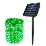 200/100 LED Solar Light Outdoor Vattentät Solar Christmas String Lights Party Dekoration Fairy Lights Light String Green 10M 100LEDs