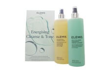 ELEMIS ENERGISING CLEANSE & TONE DUO 400ML REHYDRATING GINSENG TONER + 400ML PRO