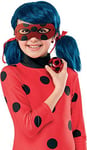 RUBIES - MIRACULOUS officiel -Panoplie Accessoires Ladybug Perruque + Loup pailleté + Yoyo