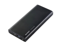 VOLTCRAFT VC PB PD140W Powerbank 22400 mAh Quick Charge 3.0, Power Delivery 3.0 Litium Sort (mat) Statusvisning