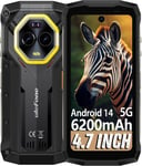 Armor Mini 20 Pro Smartphone Incassable,Telephone Portable Android 14 5G,4,7"" Pouces Hd+90Hz Telephone Incassable 16Go+256Go/Sd-2To,6200Mah Ip68 Etanche 64Mp Camera,Double Sim Gps/Nfc/Otg