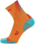 UYN S100137 RUN FIT Socks Men's Orange/Turquoise 41