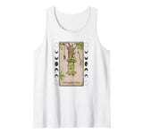 The Hanged Man Frog Tarot Style Graphic, Cool Novelty Frog Tank Top