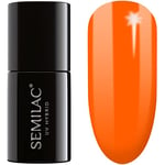 Semilac Vernis à ongles gels semi-permanents UV 566 Neon Orange 7ml